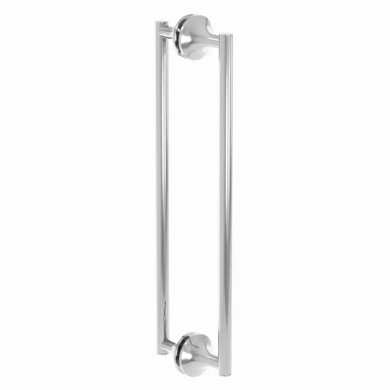 polished chrome lever