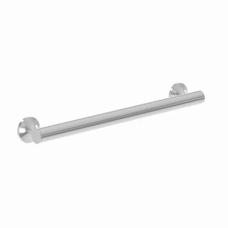 polished chrome grab bar