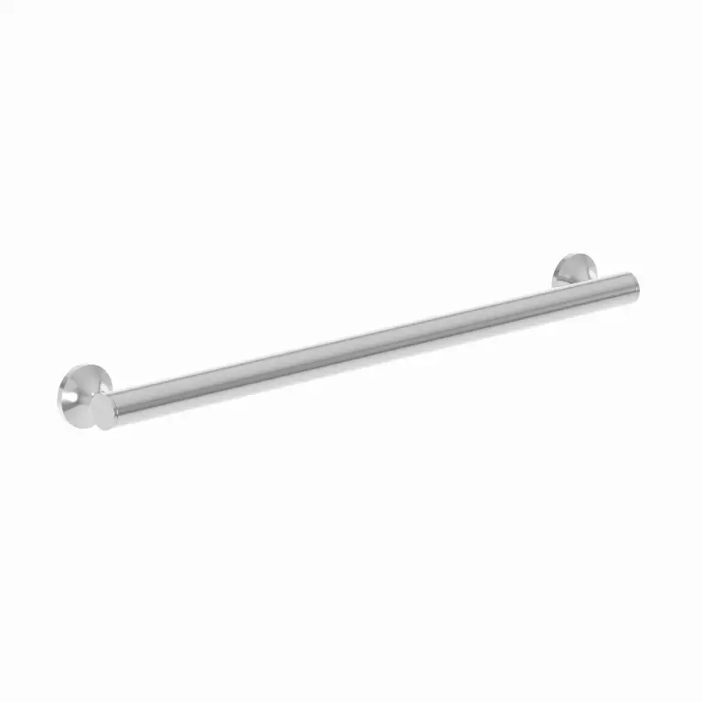 polished chrome grab bar