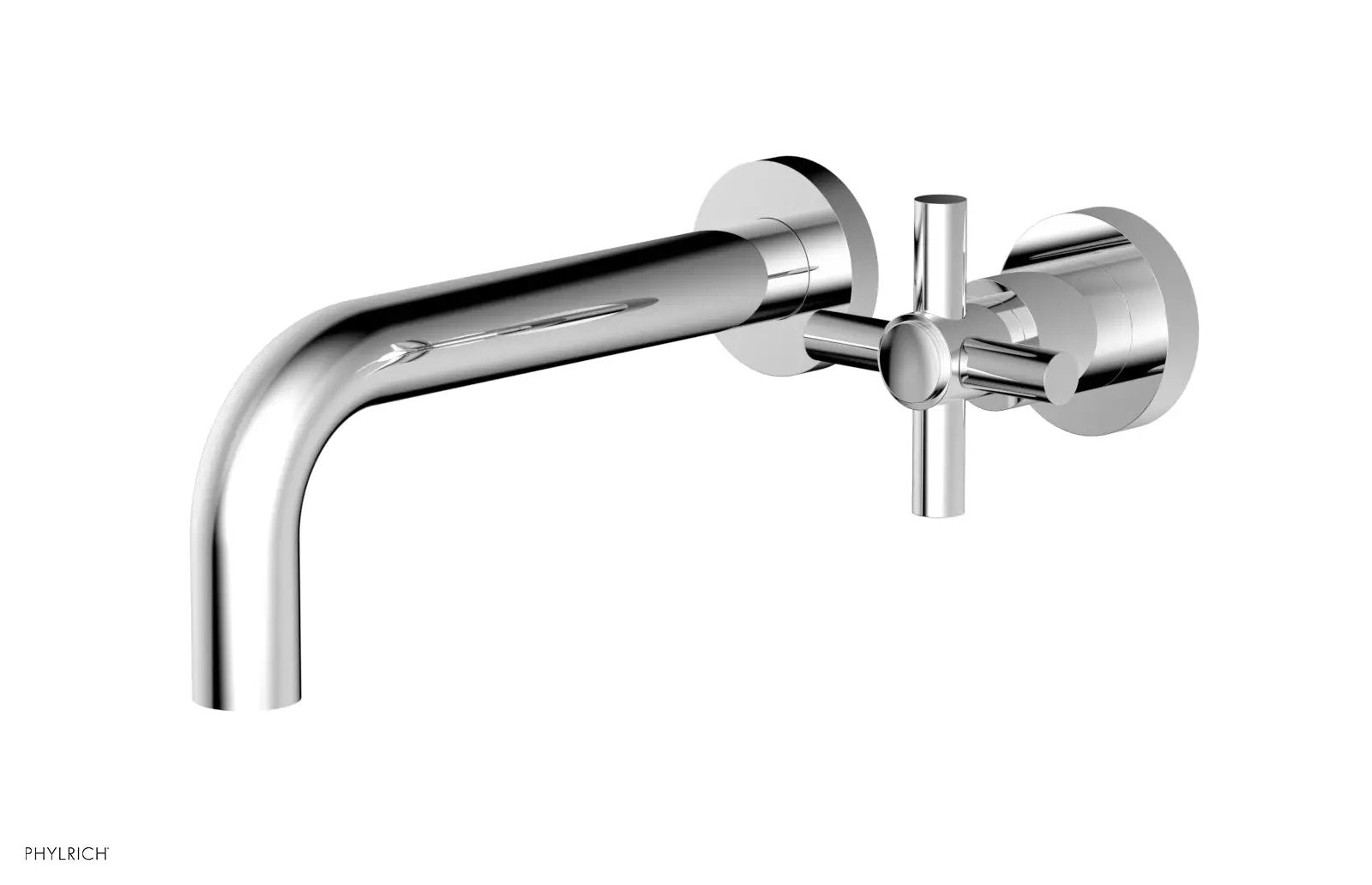 polished chrome lavatory set