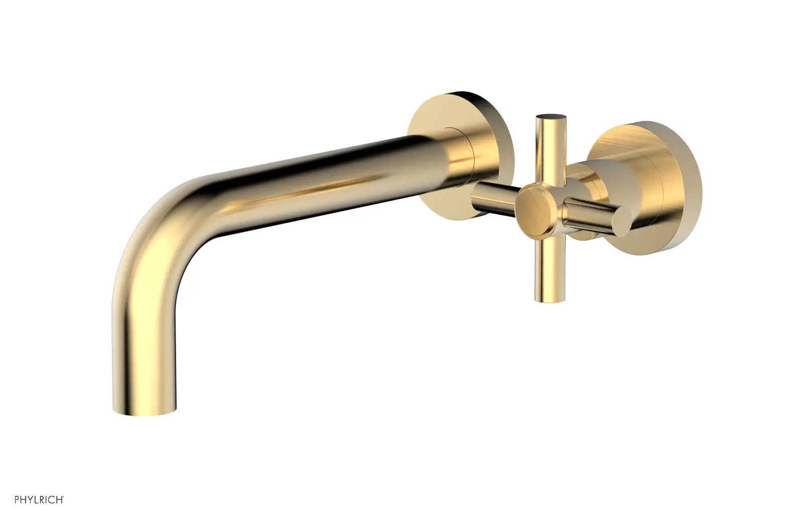 Phylrich BASIC Single Handle Wall Lavatory Set - Cross Handle by Phylrich