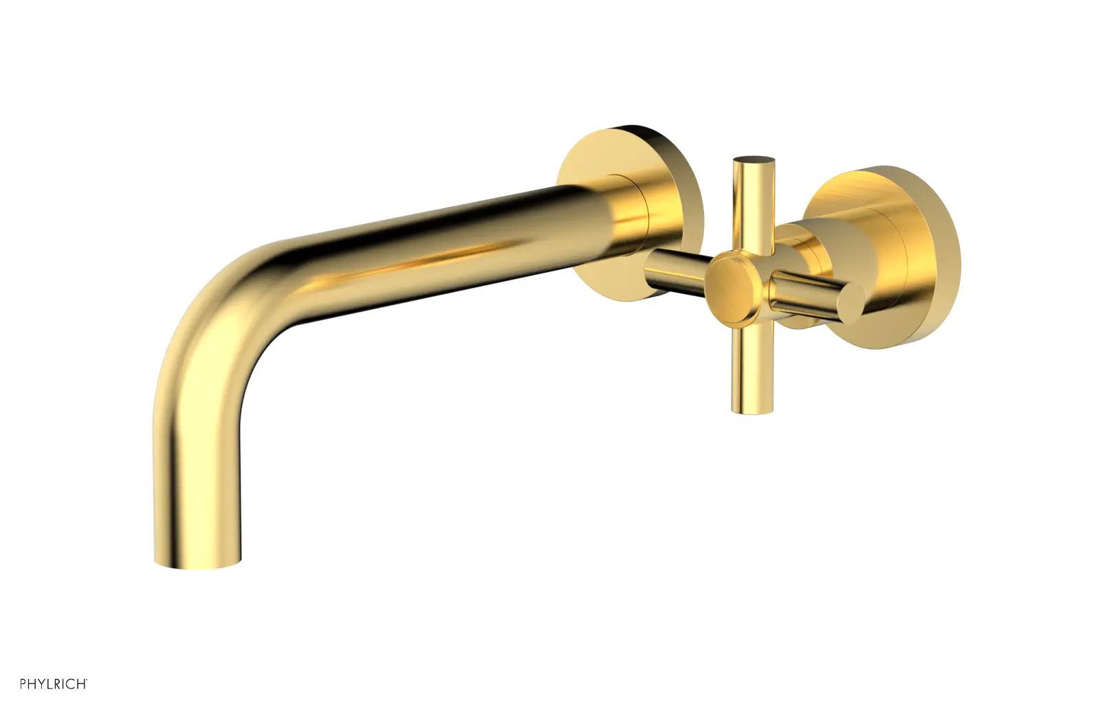 Phylrich BASIC Single Handle Wall Lavatory Set - Cross Handle by Phylrich