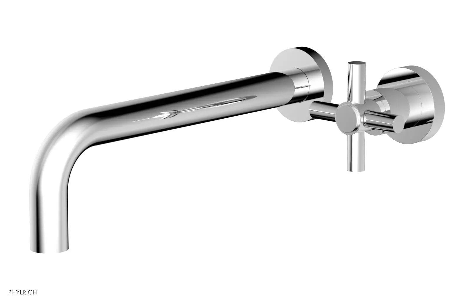 polished chrome lavatory set