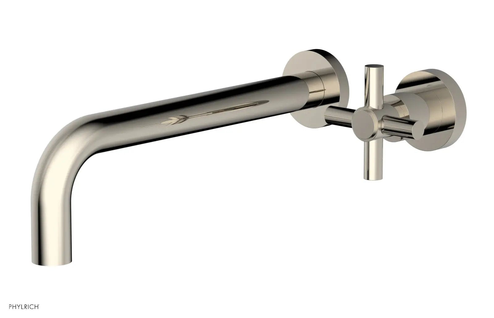 Phylrich BASIC 10" Single Handle Wall Lavatory Set - Cross Handle by Phylrich