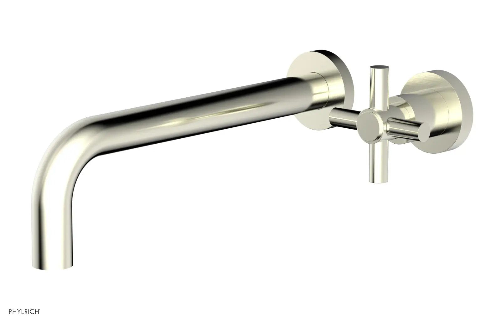Phylrich BASIC 10" Single Handle Wall Lavatory Set - Cross Handle by Phylrich