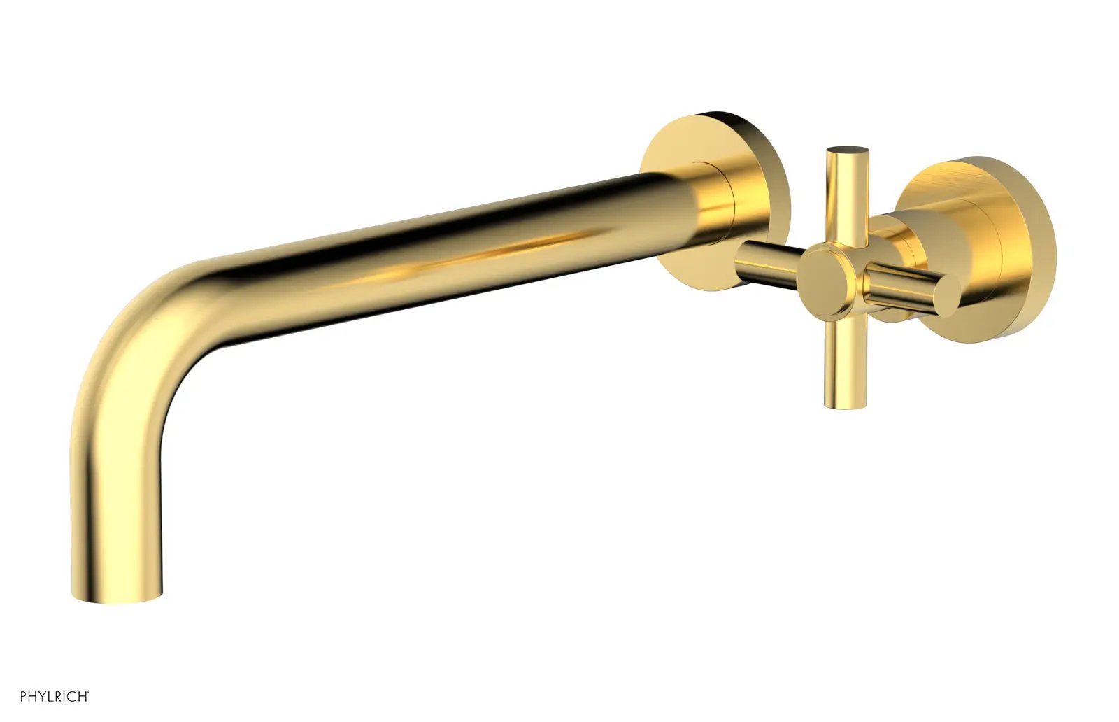 Phylrich BASIC 10" Single Handle Wall Lavatory Set - Cross Handle by Phylrich