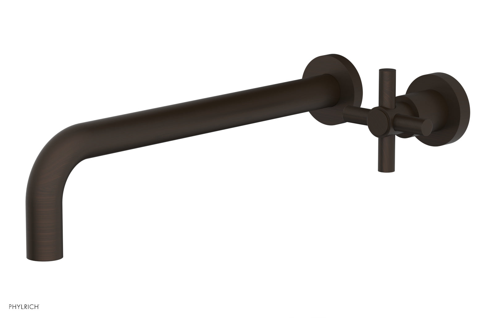 Phylrich BASIC 12" Single Handle Wall Lavatory Set - Cross Handle