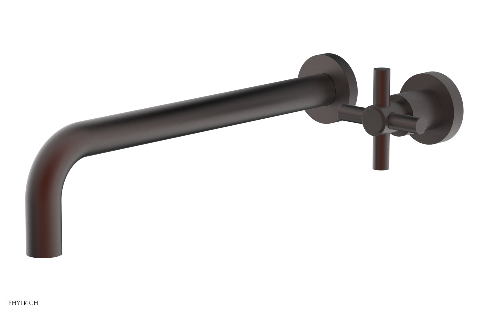 Phylrich BASIC 12" Single Handle Wall Lavatory Set - Cross Handle