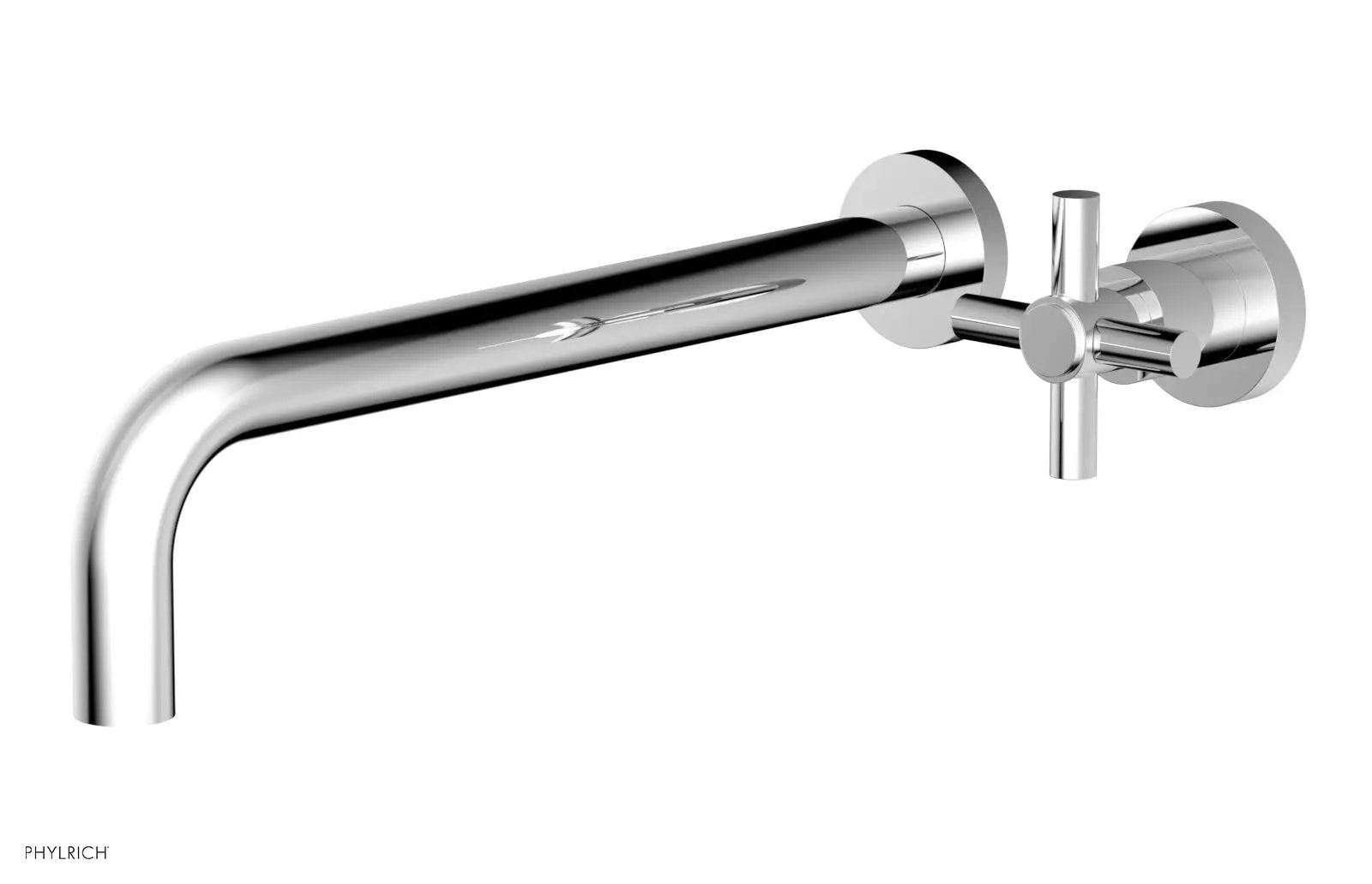 polished chrome lavatory set