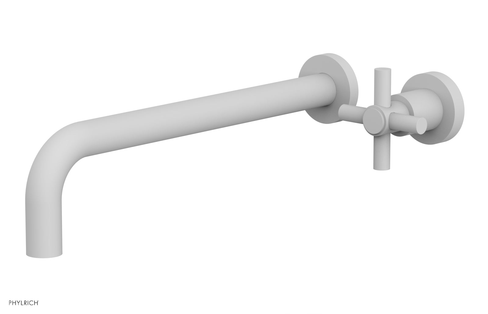 Phylrich BASIC 12" Single Handle Wall Lavatory Set - Cross Handle by Phylrich