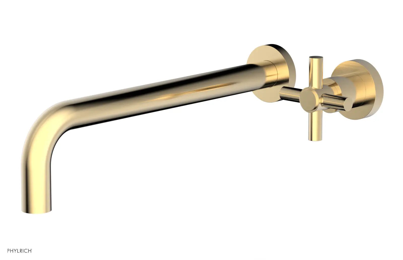 Phylrich BASIC 12" Single Handle Wall Lavatory Set - Cross Handle by Phylrich
