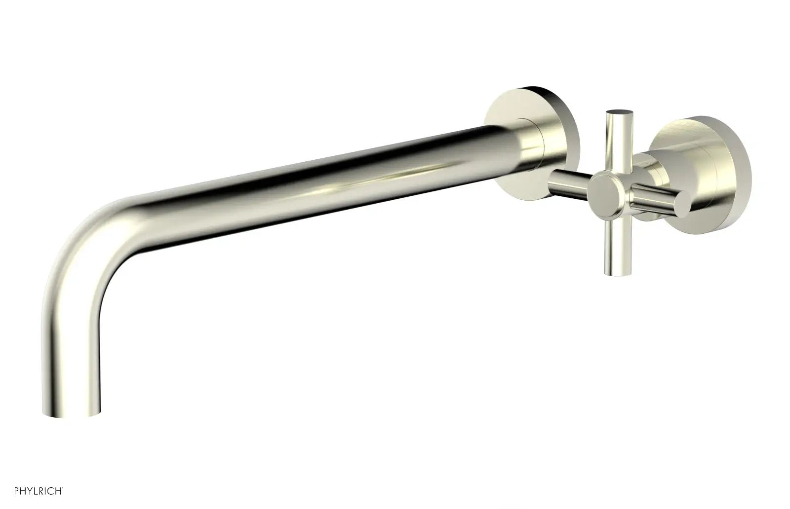 Phylrich BASIC 12" Single Handle Wall Lavatory Set - Cross Handle by Phylrich