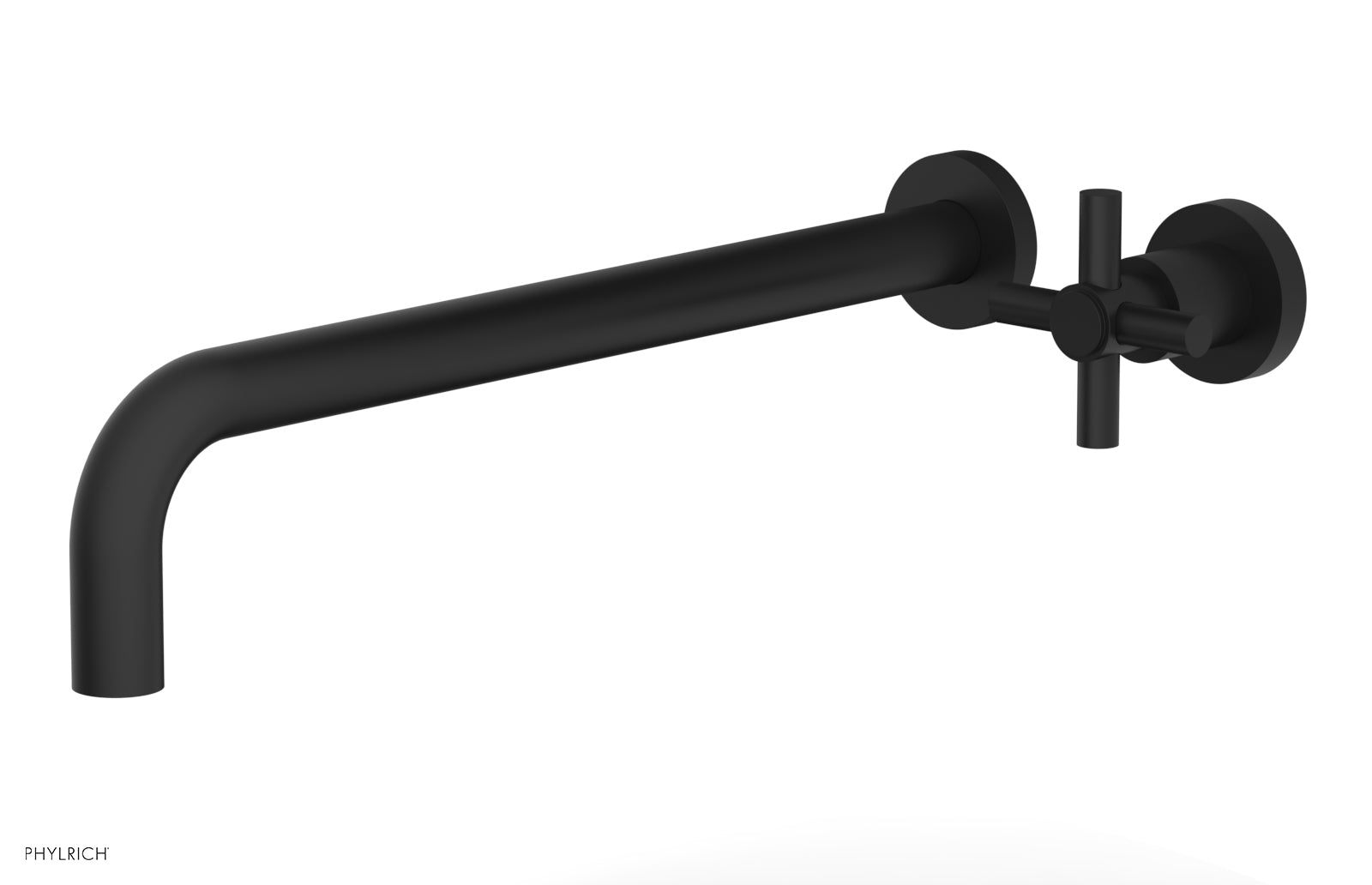 Phylrich BASIC 14" Single Handle Wall Lavatory Set - Cross Handle by Phylrich