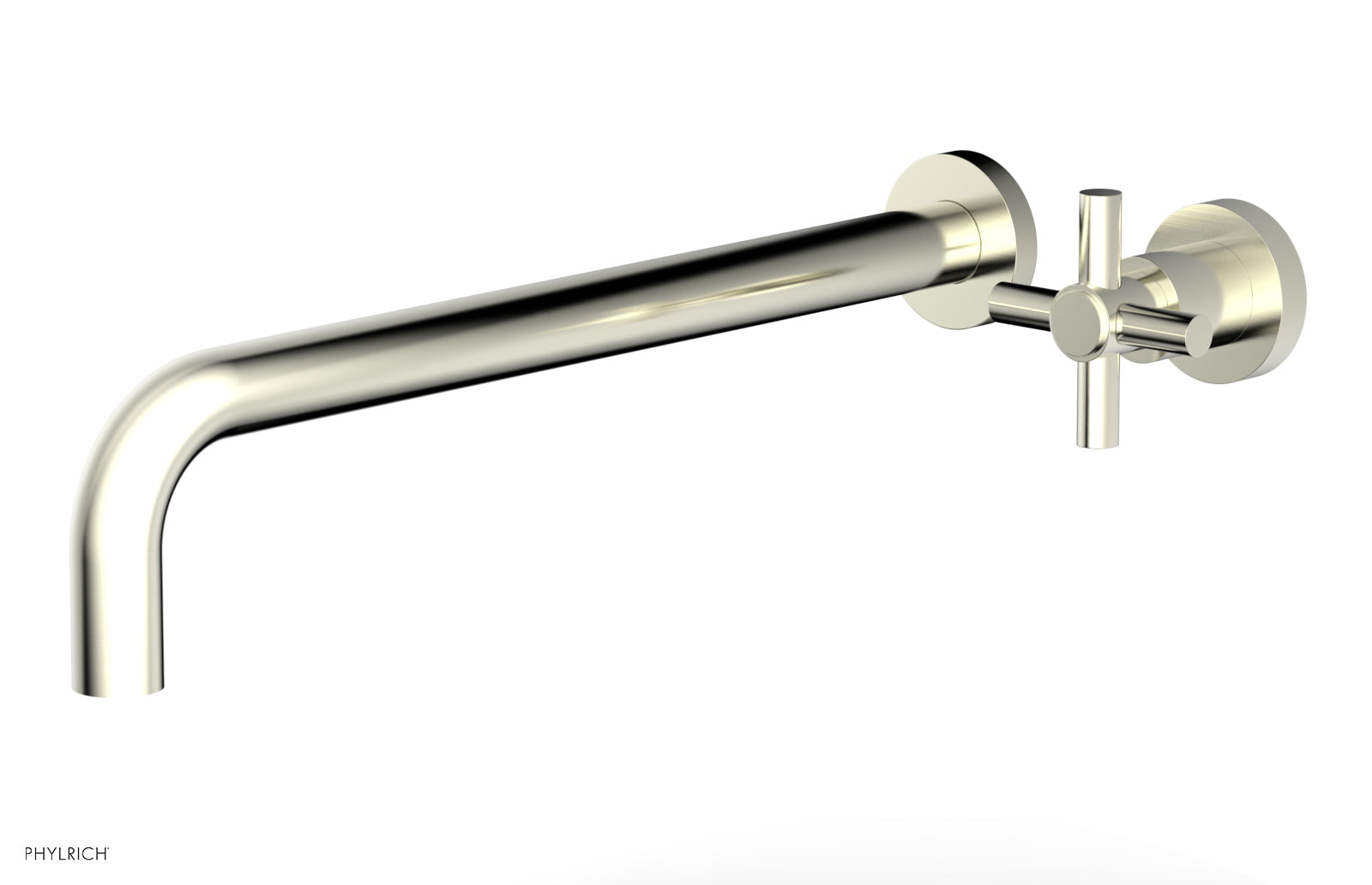Phylrich BASIC 14" Single Handle Wall Lavatory Set - Cross Handle by Phylrich