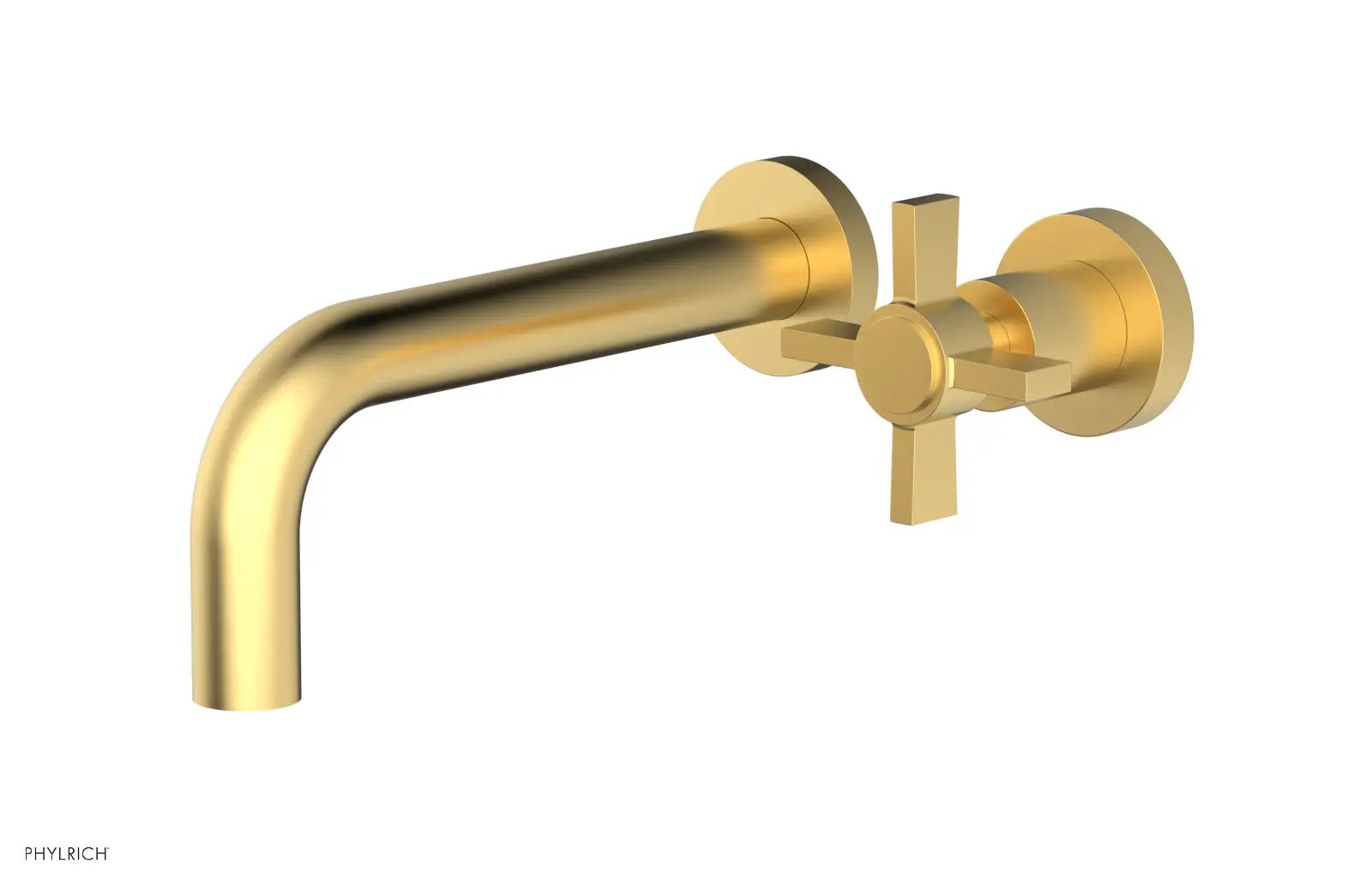 Phylrich BASIC Single Handle Wall Lavatory Set - Cross Handle by Phylrich
