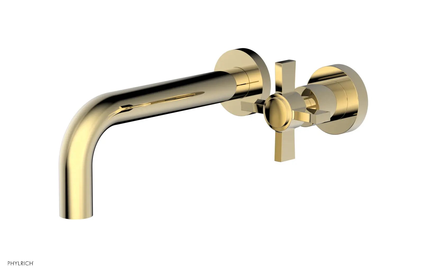 Phylrich BASIC Single Handle Wall Lavatory Set - Cross Handle by Phylrich