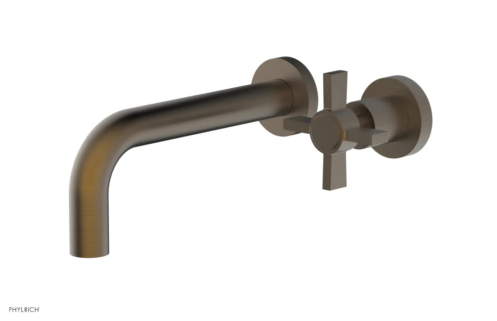 Phylrich BASIC Single Handle Wall Lavatory Set - Cross Handle by Phylrich