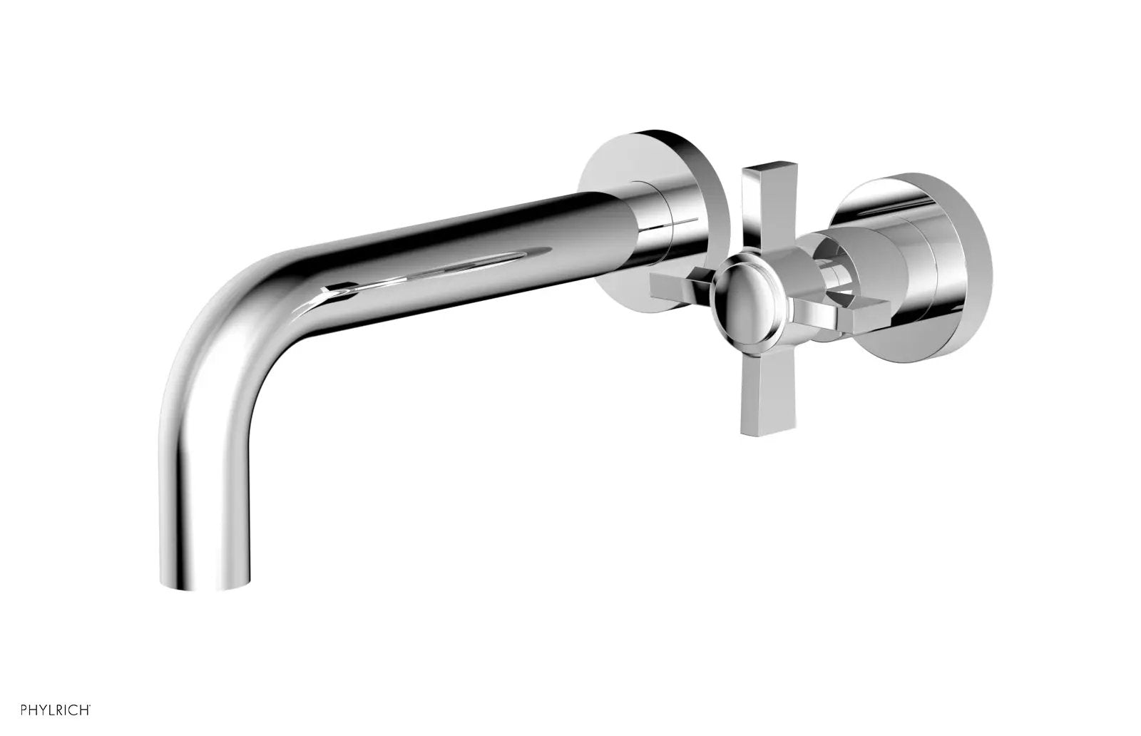polished chrome lavatory set