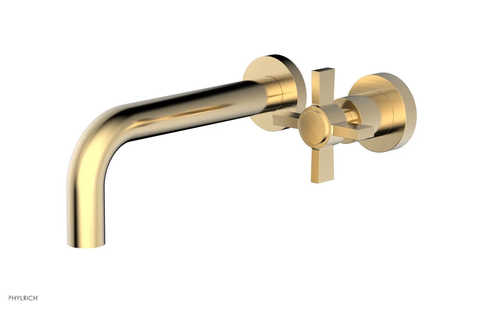 Phylrich BASIC Single Handle Wall Lavatory Set - Cross Handle by Phylrich