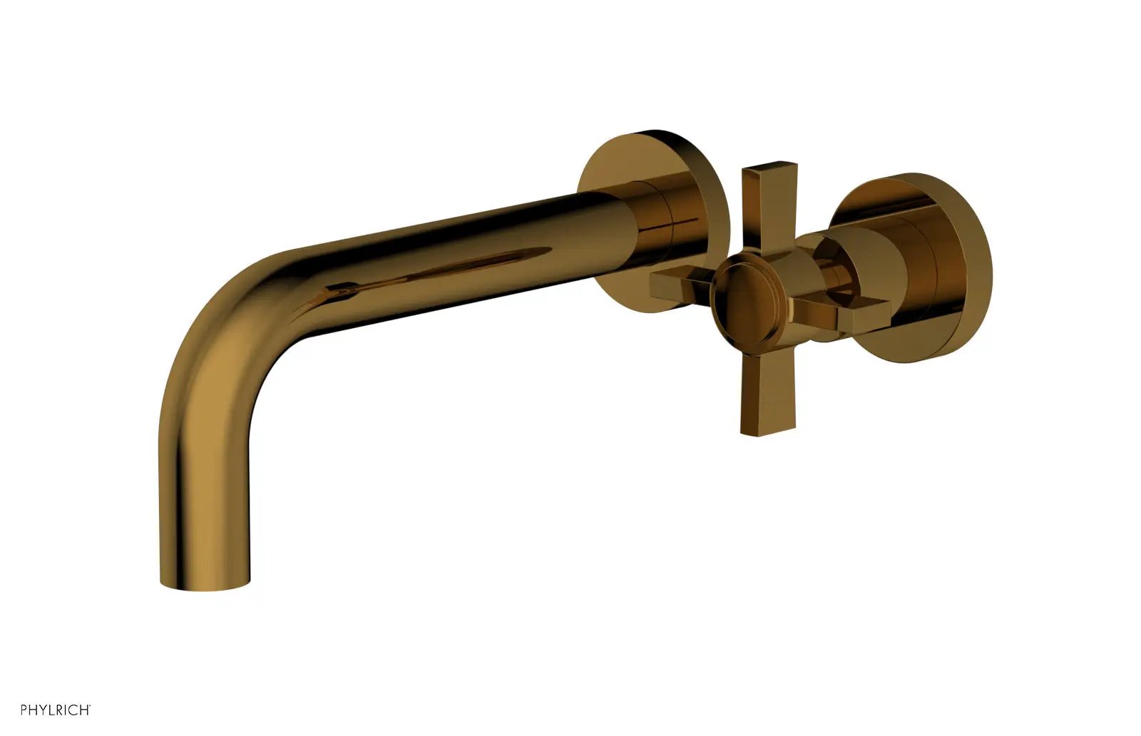 Phylrich BASIC Single Handle Wall Lavatory Set - Cross Handle by Phylrich