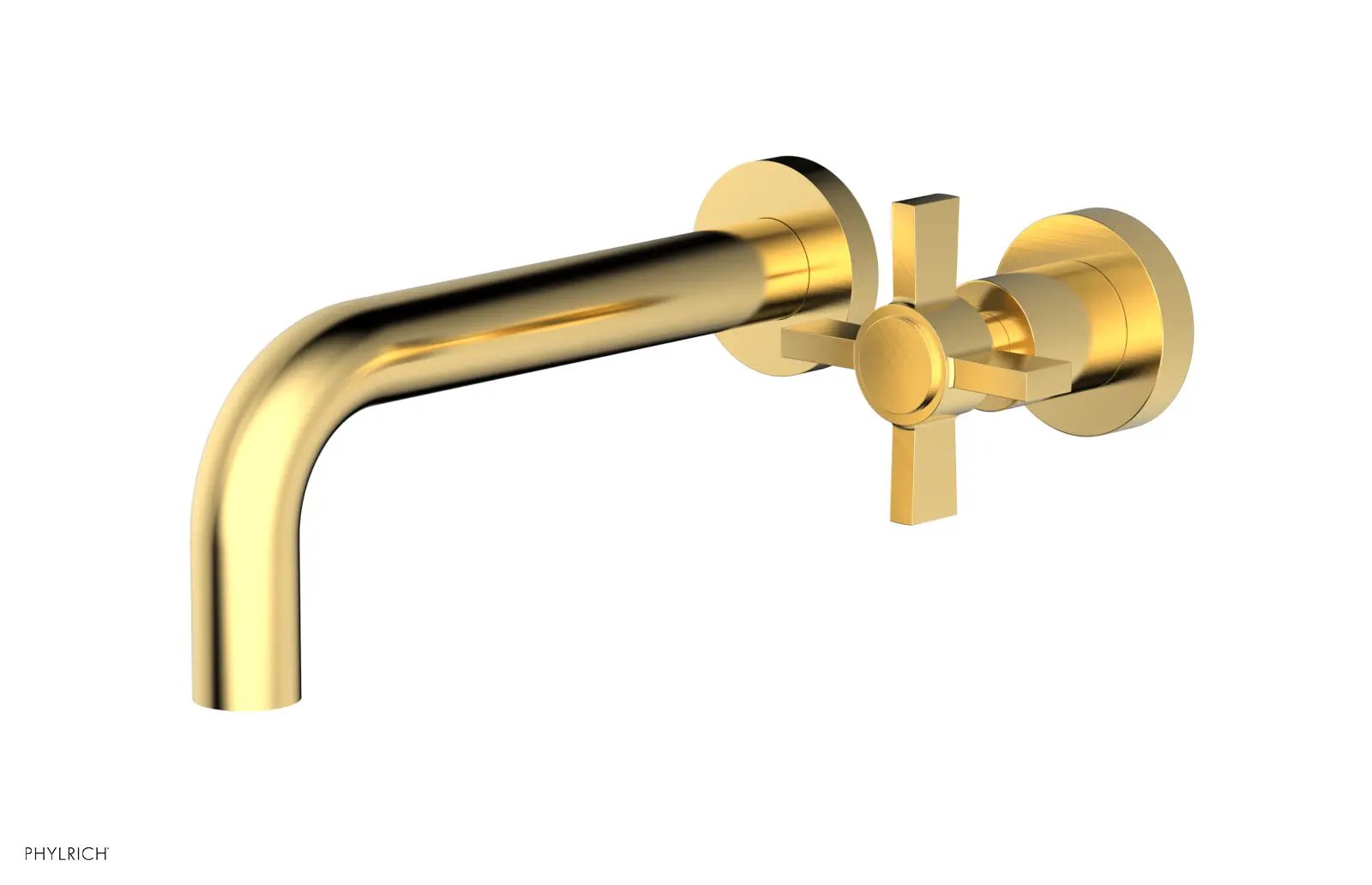 Phylrich BASIC Single Handle Wall Lavatory Set - Cross Handle by Phylrich