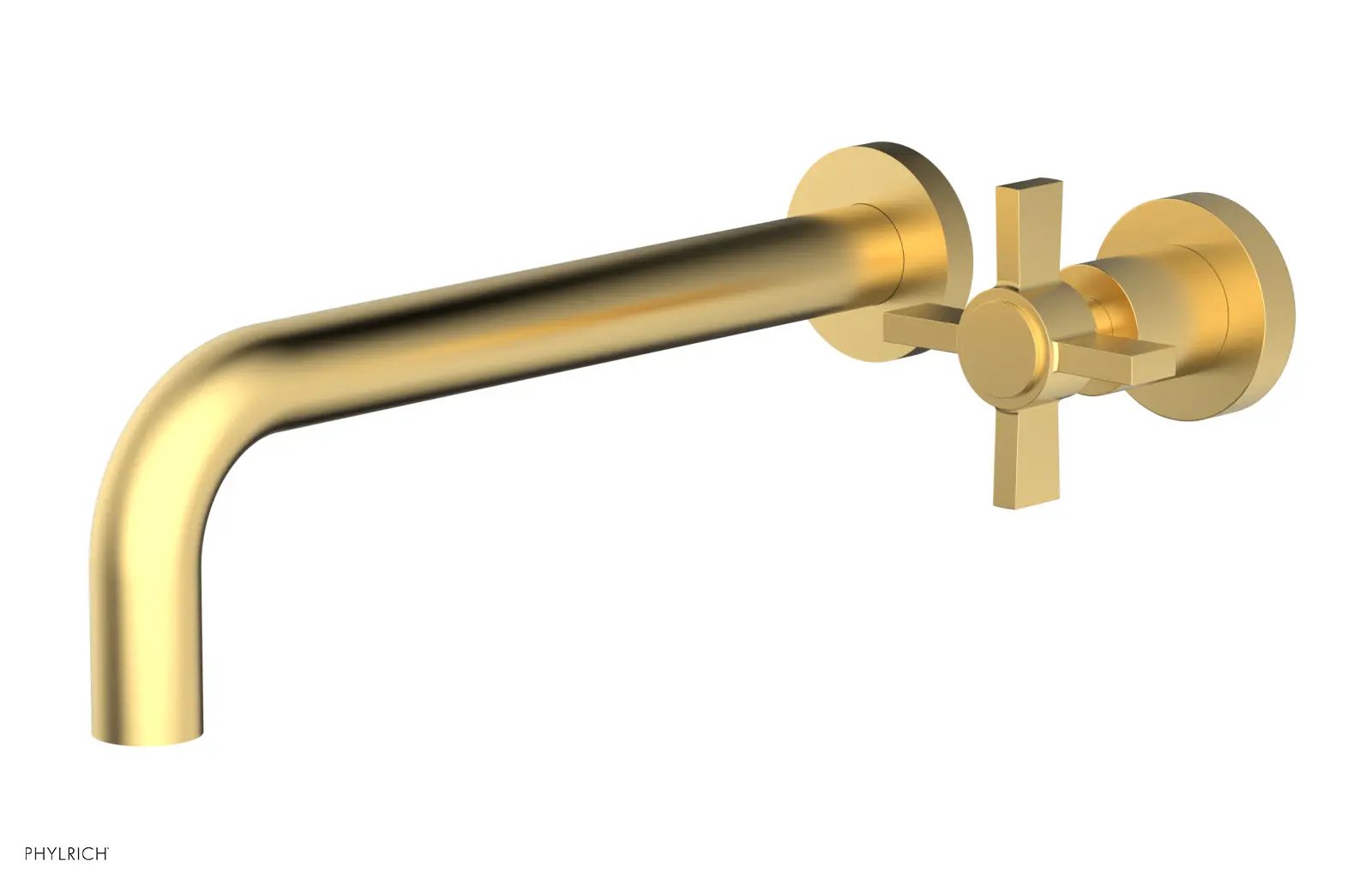 Phylrich BASIC 10" Single Handle Wall Lavatory Set - Cross Handle by Phylrich