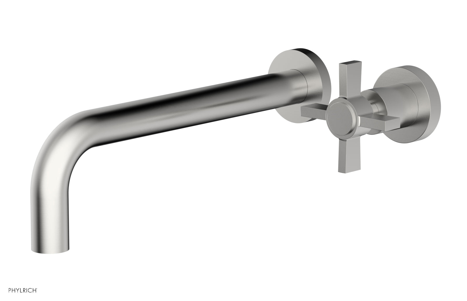 Phylrich BASIC 10" Single Handle Wall Lavatory Set - Cross Handle