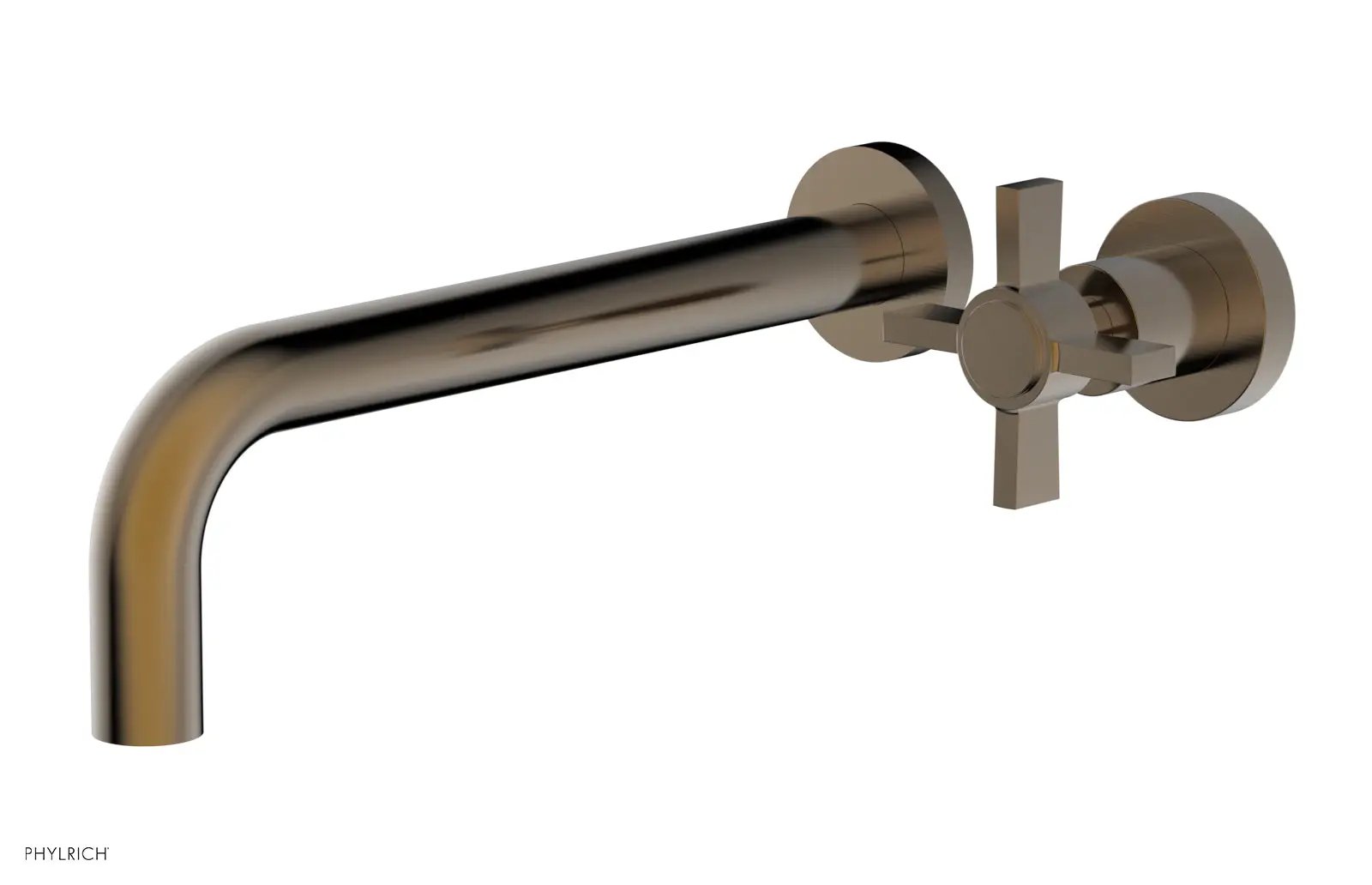 Phylrich BASIC 10" Single Handle Wall Lavatory Set - Cross Handle by Phylrich