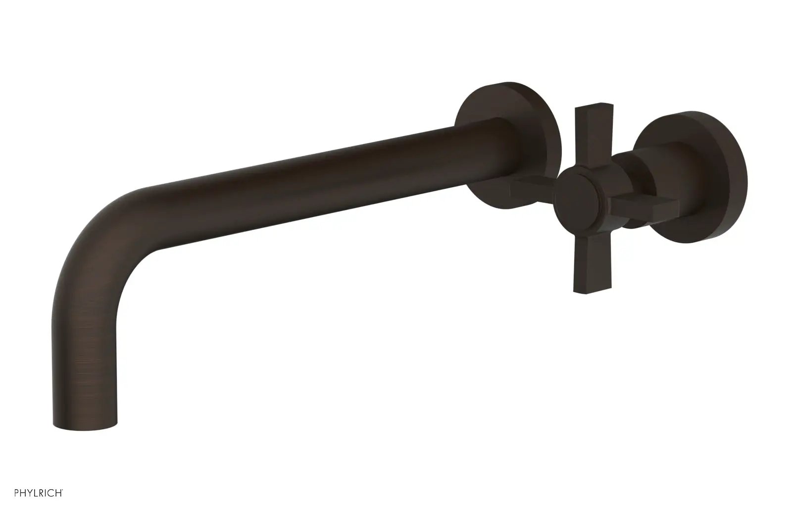 Phylrich BASIC 10" Single Handle Wall Lavatory Set - Cross Handle by Phylrich