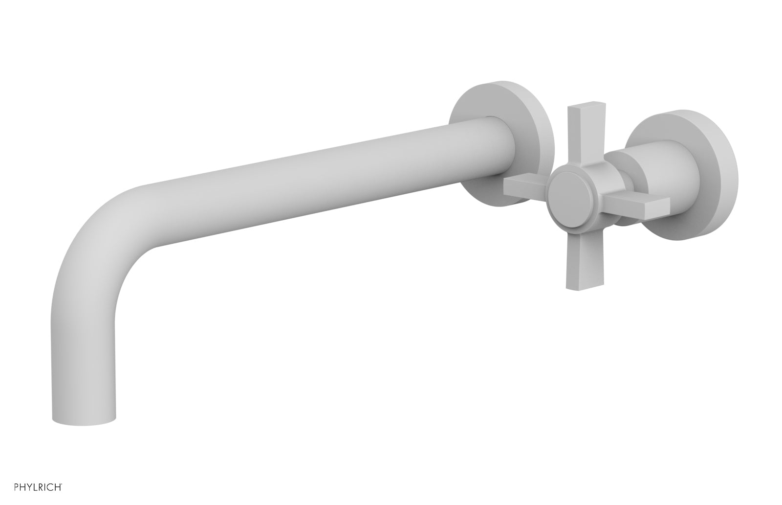 Phylrich BASIC 10" Single Handle Wall Lavatory Set - Cross Handle by Phylrich
