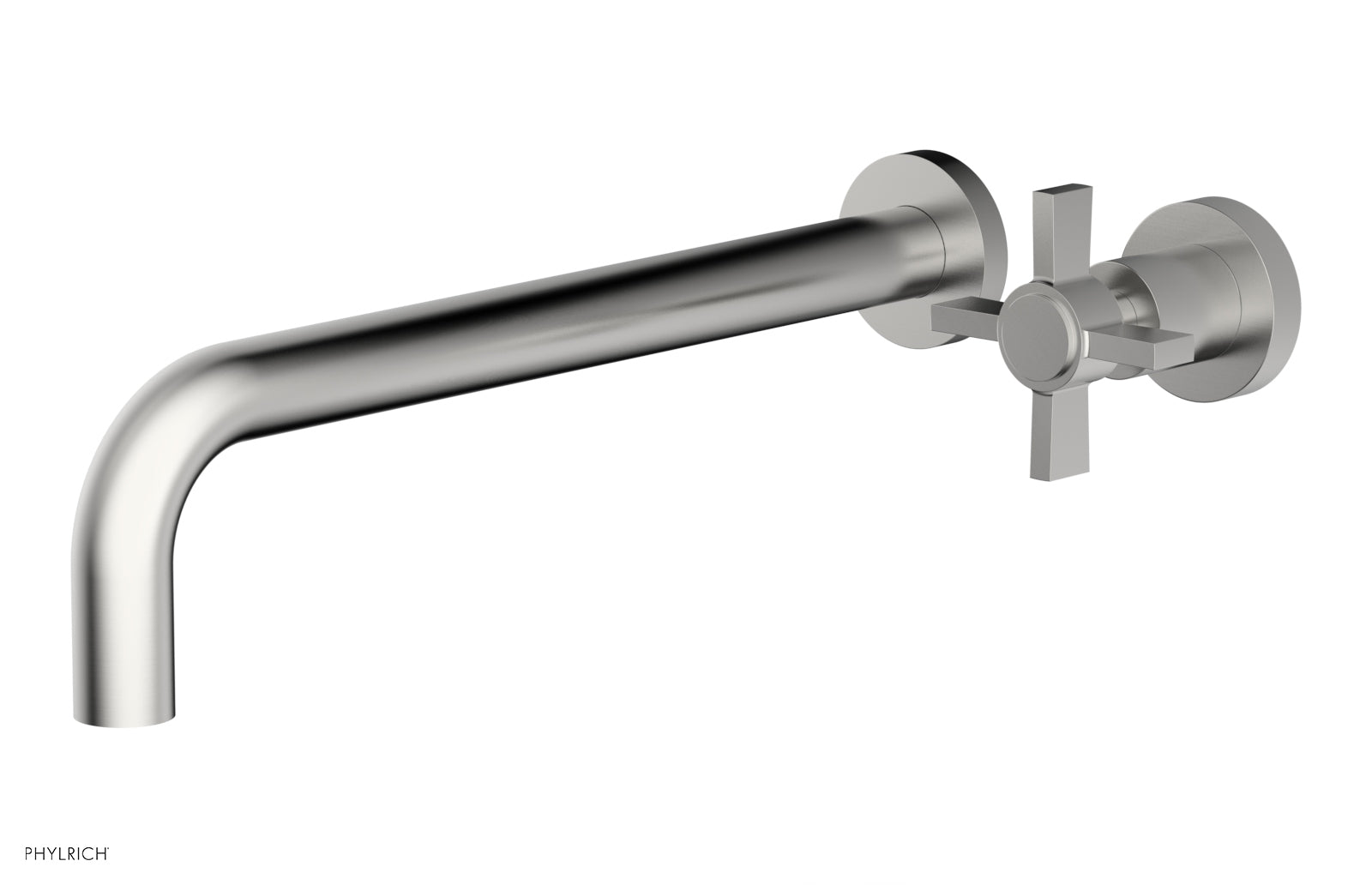 Phylrich BASIC 12" Single Handle Wall Lavatory Set - Cross Handle by Phylrich