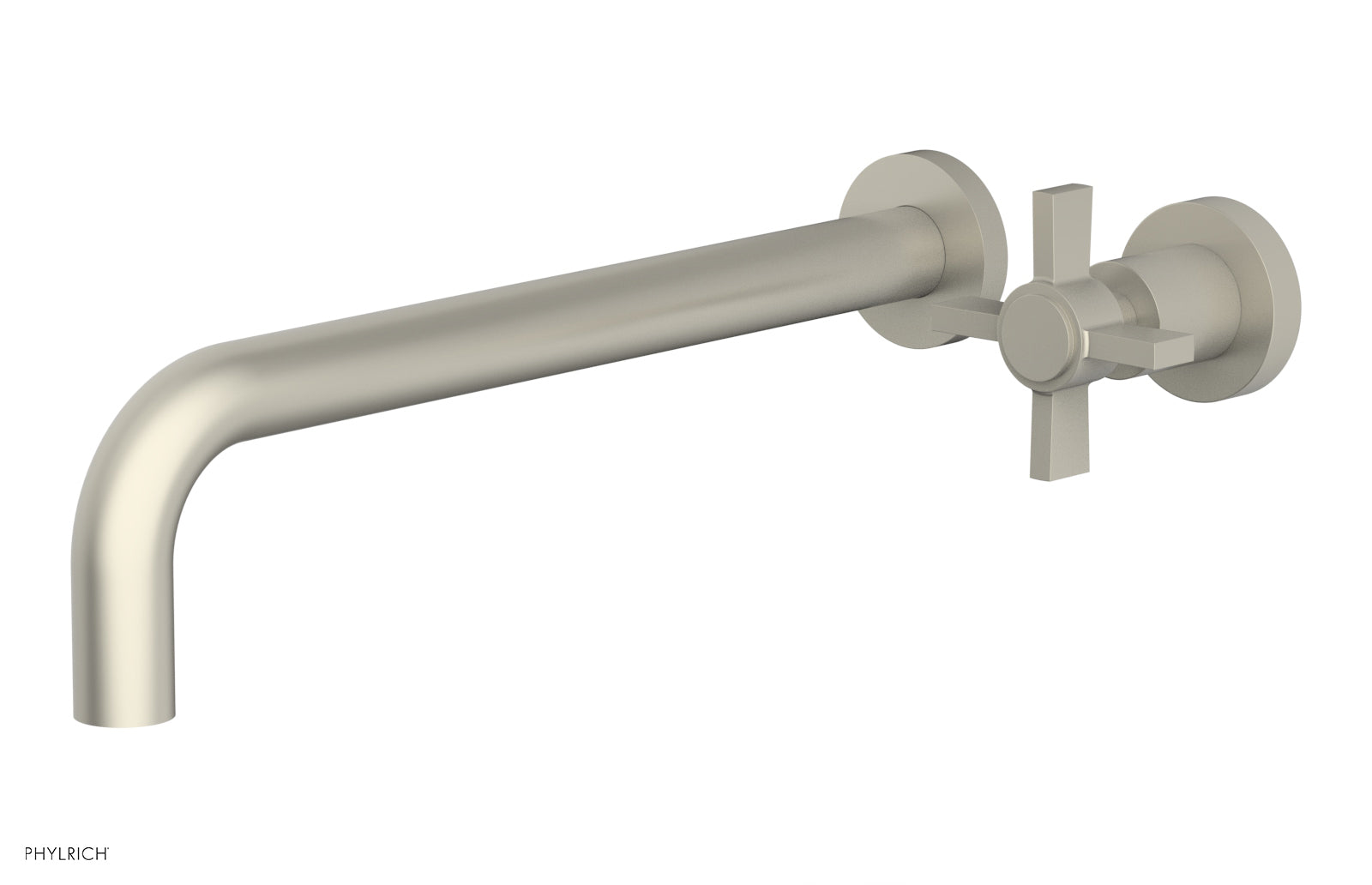 Phylrich BASIC 12" Single Handle Wall Lavatory Set - Cross Handle by Phylrich