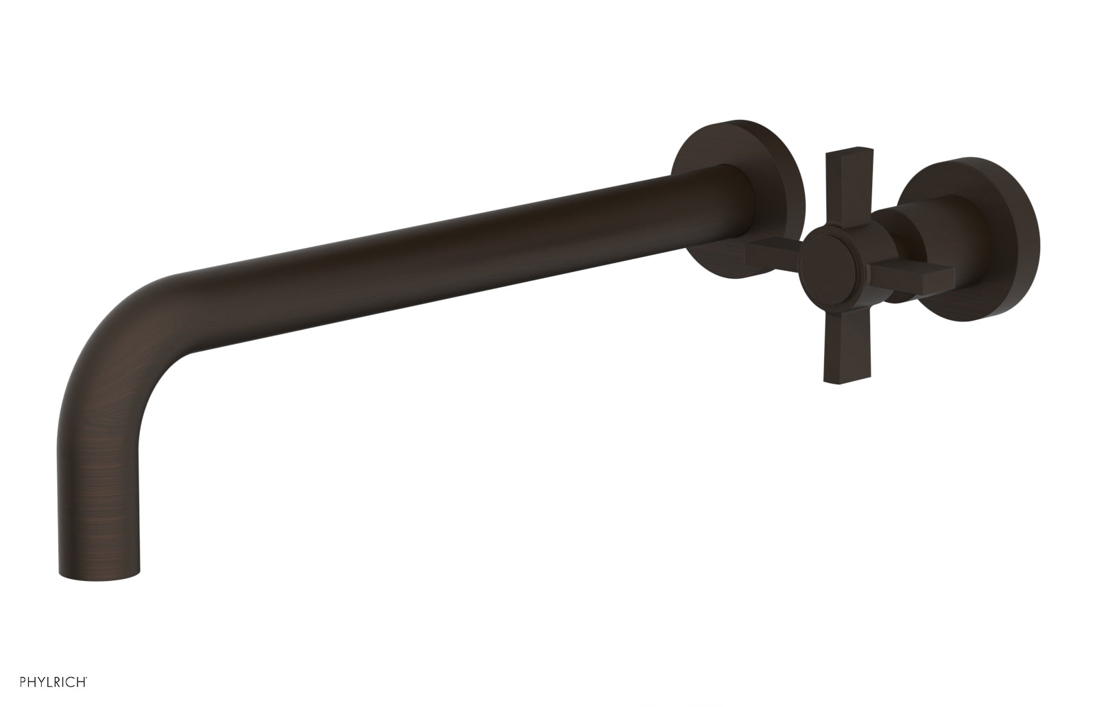 Phylrich BASIC 12" Single Handle Wall Lavatory Set - Cross Handle by Phylrich