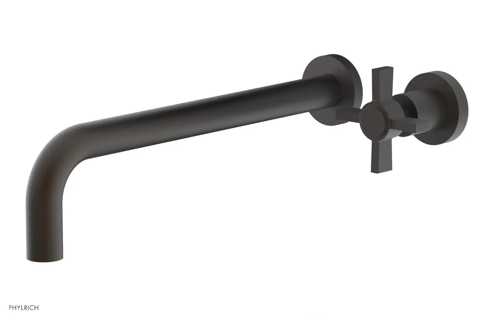 Phylrich BASIC 12" Single Handle Wall Lavatory Set - Cross Handle by Phylrich
