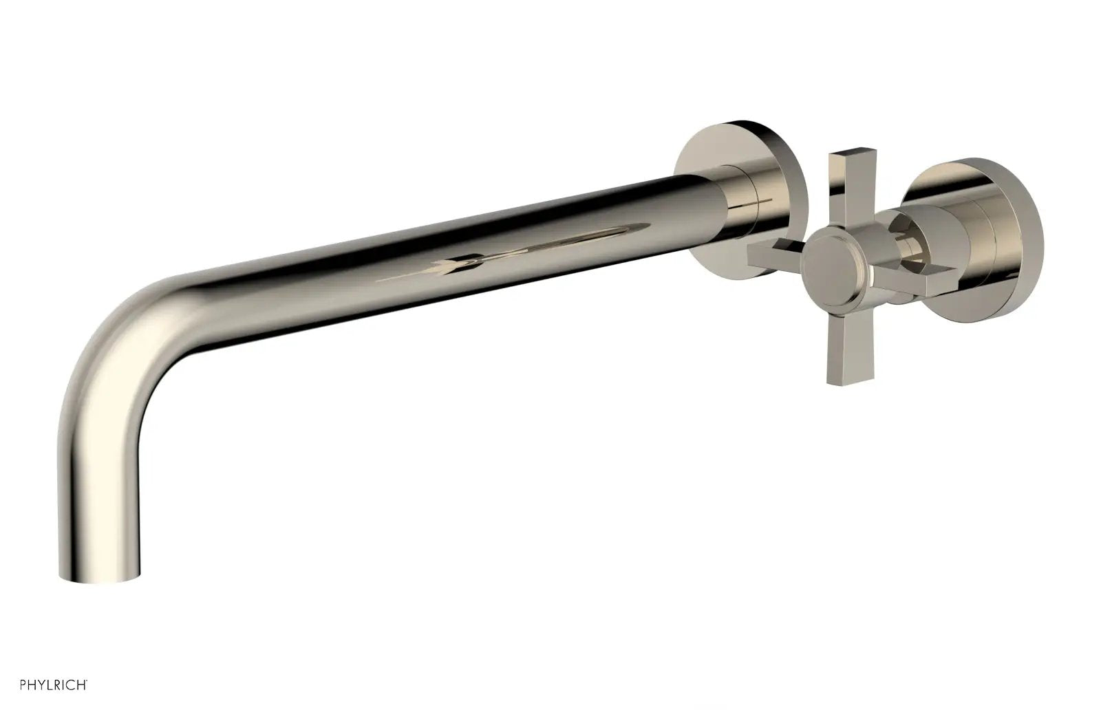 Phylrich BASIC 12" Single Handle Wall Lavatory Set - Cross Handle by Phylrich