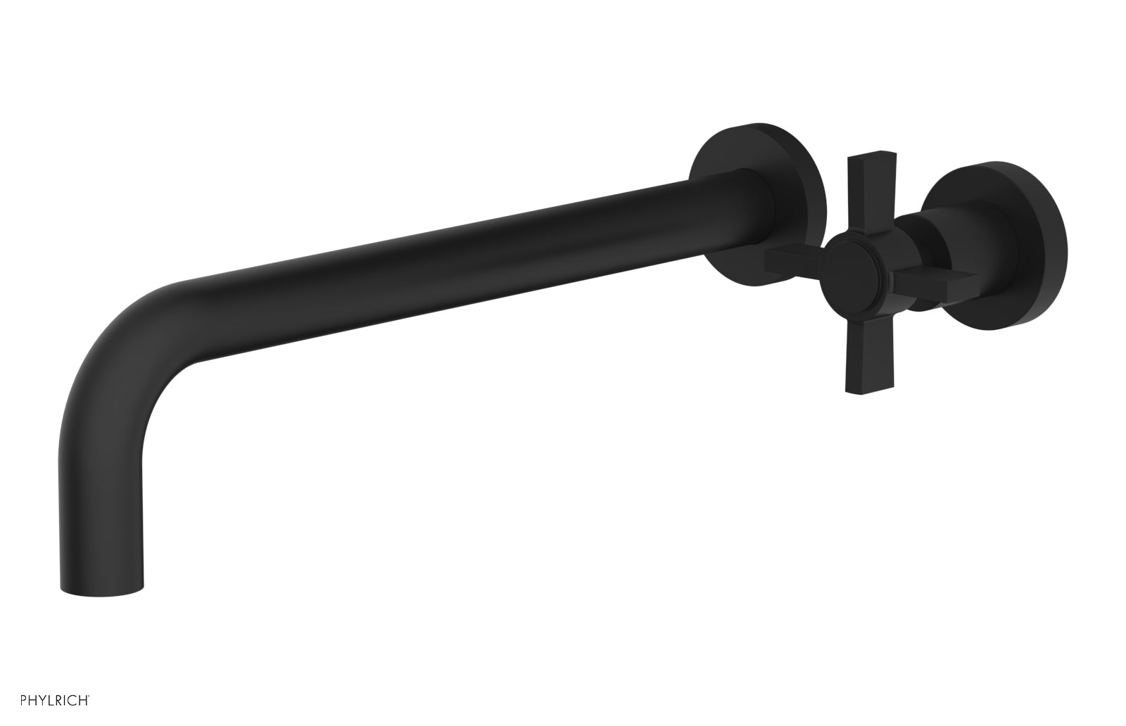 Phylrich BASIC 12" Single Handle Wall Lavatory Set - Cross Handle by Phylrich