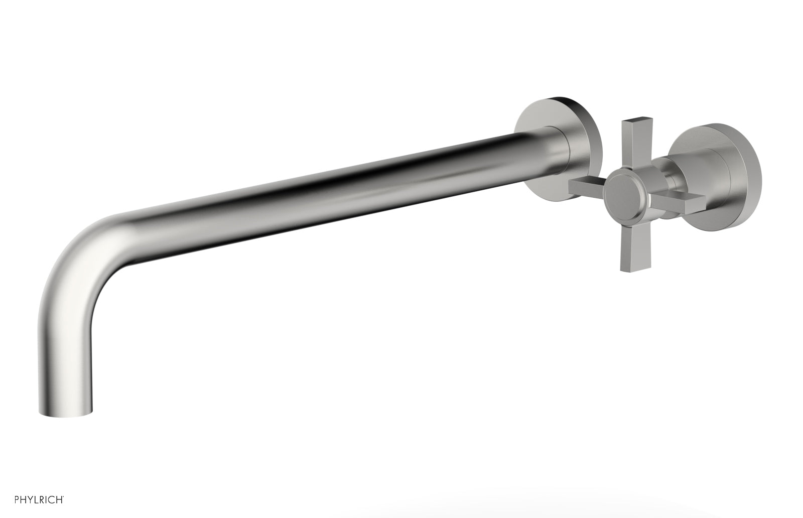 Phylrich BASIC 14" Single Handle Wall Lavatory Set - Cross Handle by Phylrich