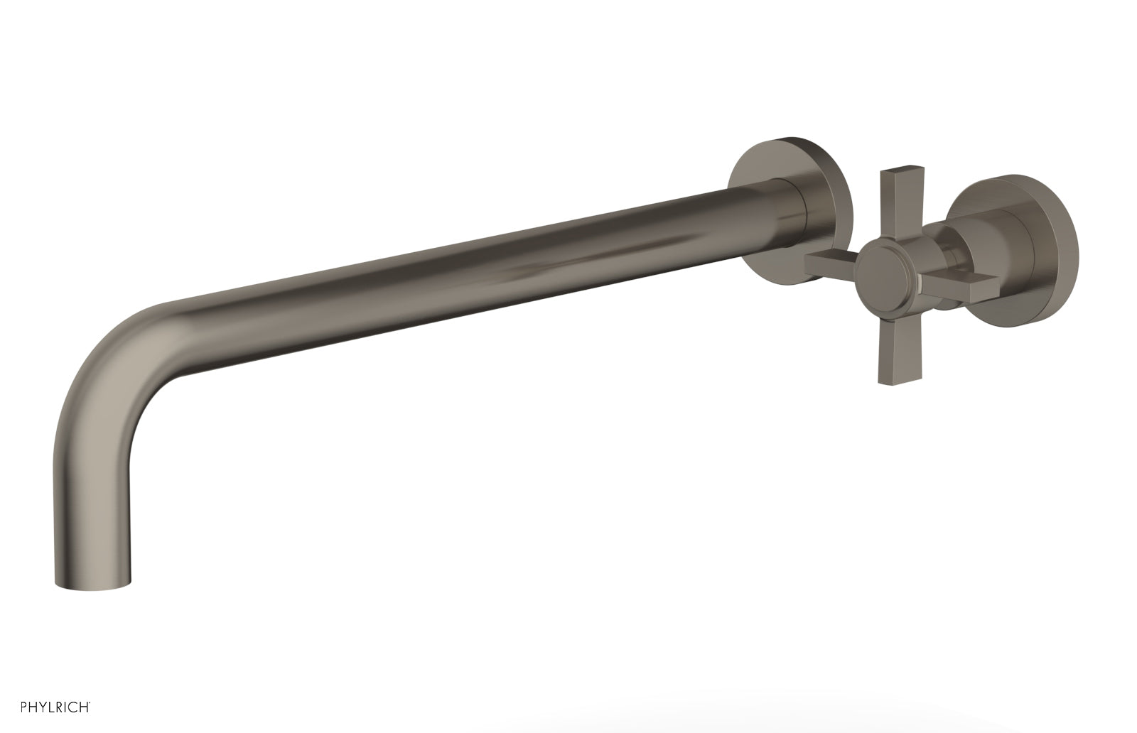 Phylrich BASIC 14" Single Handle Wall Lavatory Set - Cross Handle