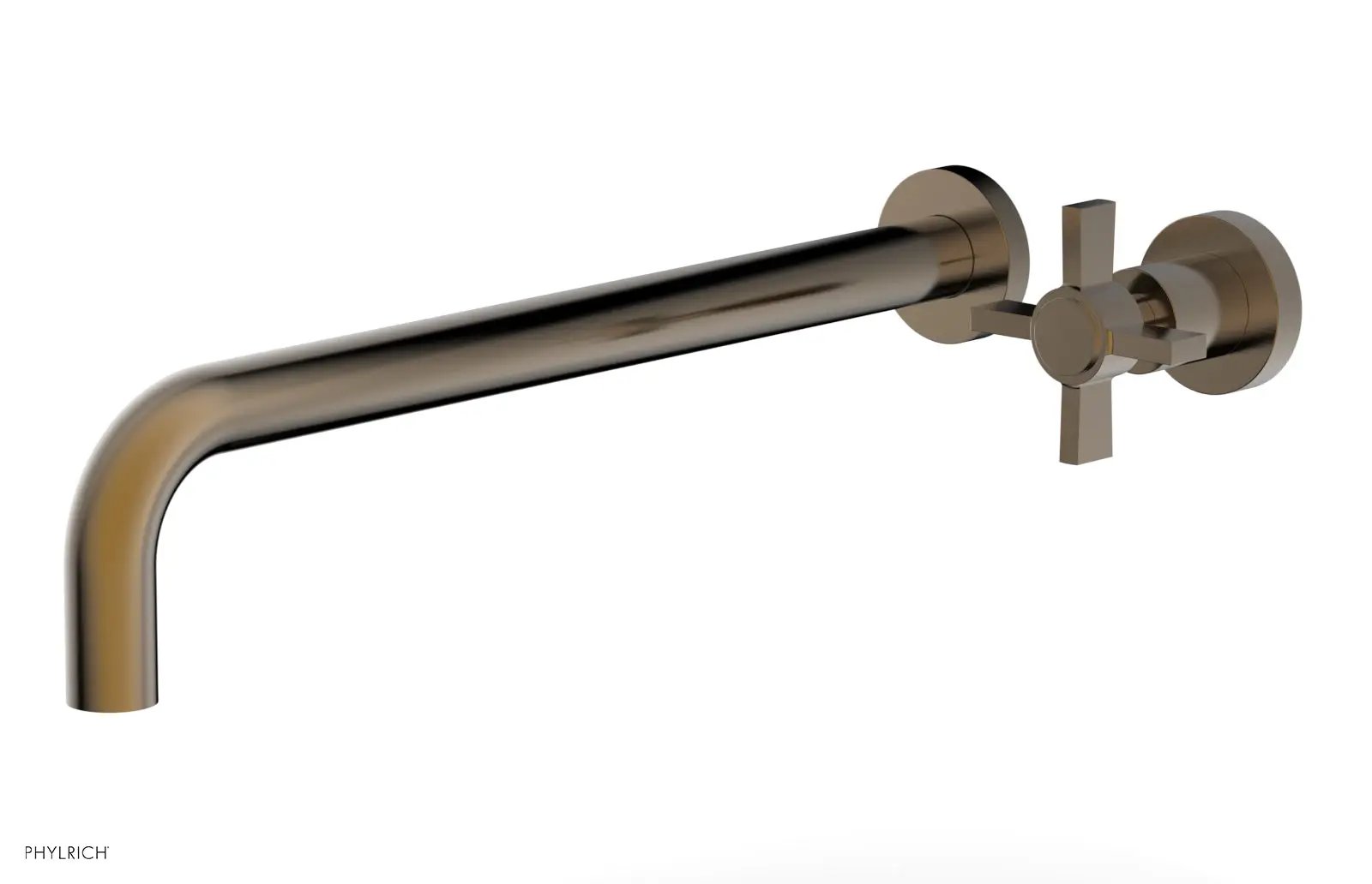 Phylrich BASIC 14" Single Handle Wall Lavatory Set - Cross Handle by Phylrich