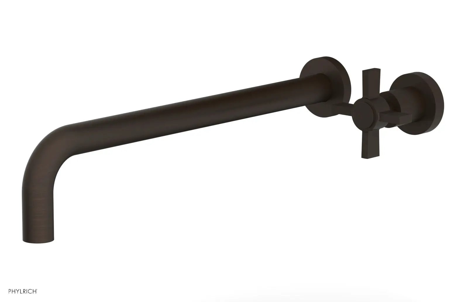 Phylrich BASIC 14" Single Handle Wall Lavatory Set - Cross Handle by Phylrich