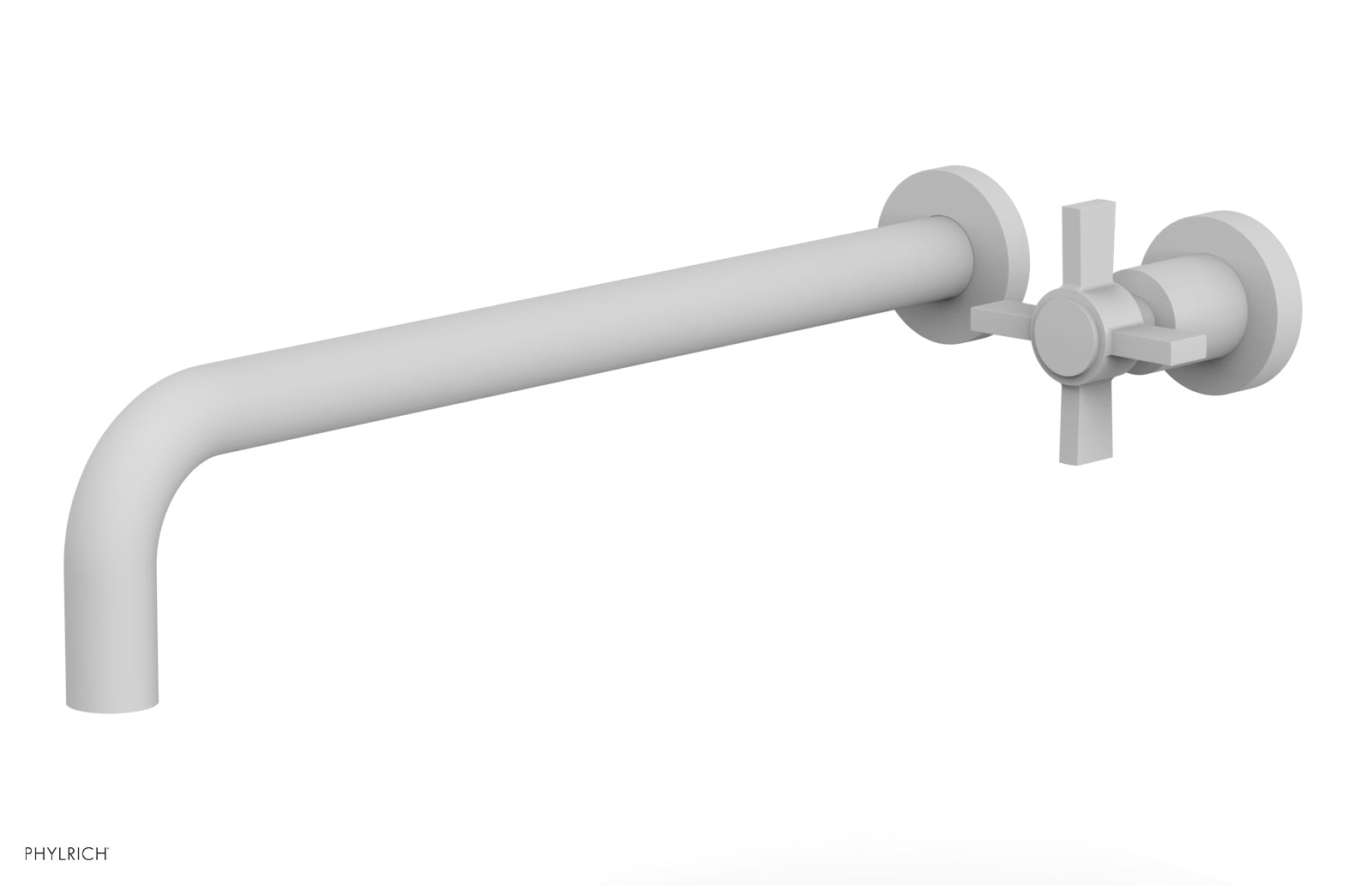 Phylrich BASIC 14" Single Handle Wall Lavatory Set - Cross Handle by Phylrich