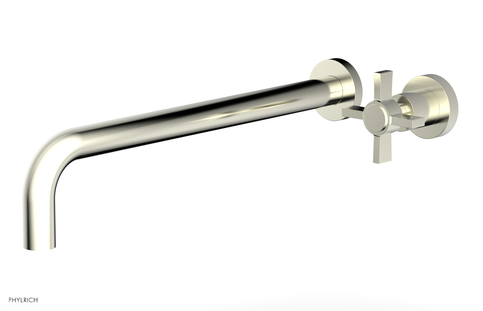 Phylrich BASIC 14" Single Handle Wall Lavatory Set - Cross Handle by Phylrich