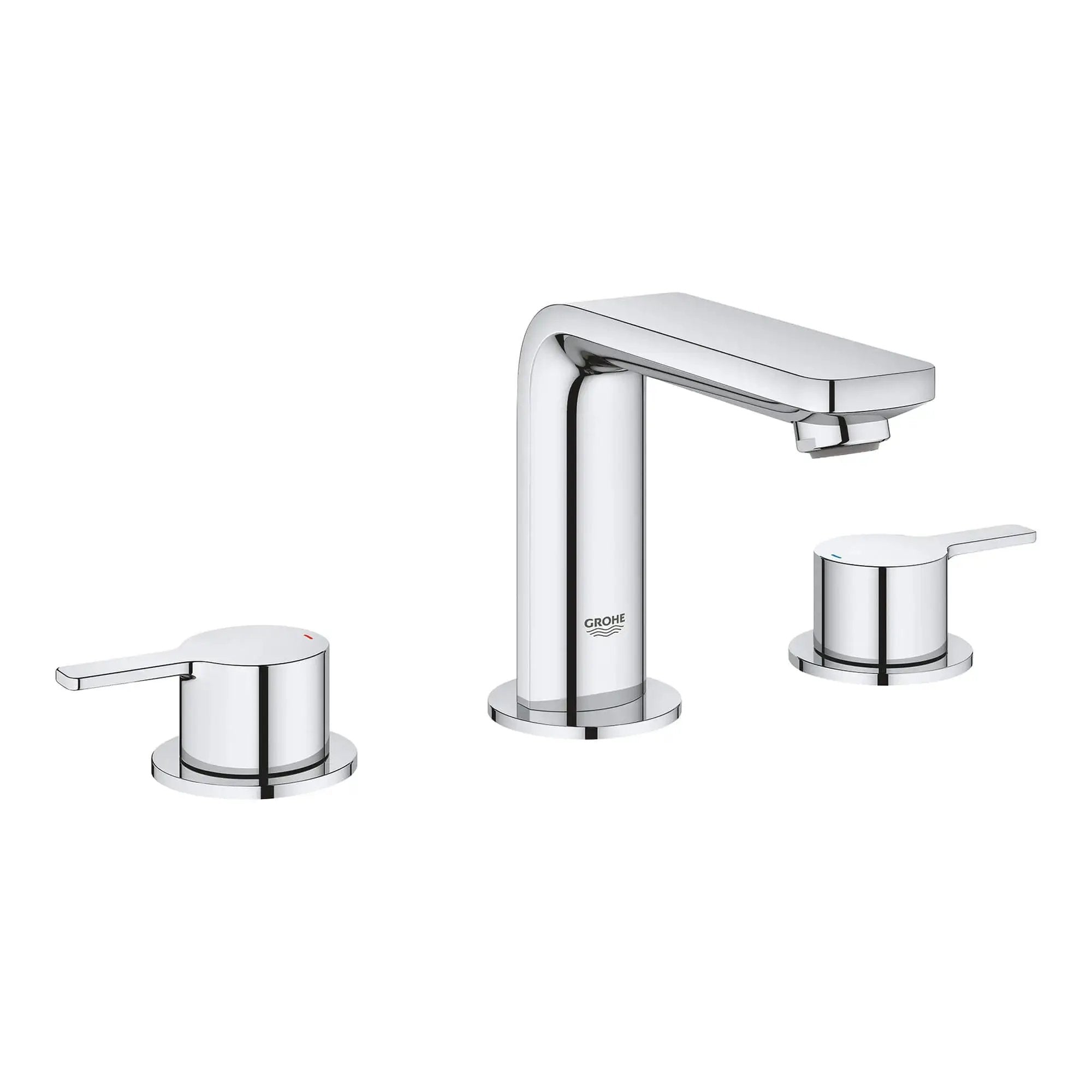 chrome bathroom faucet