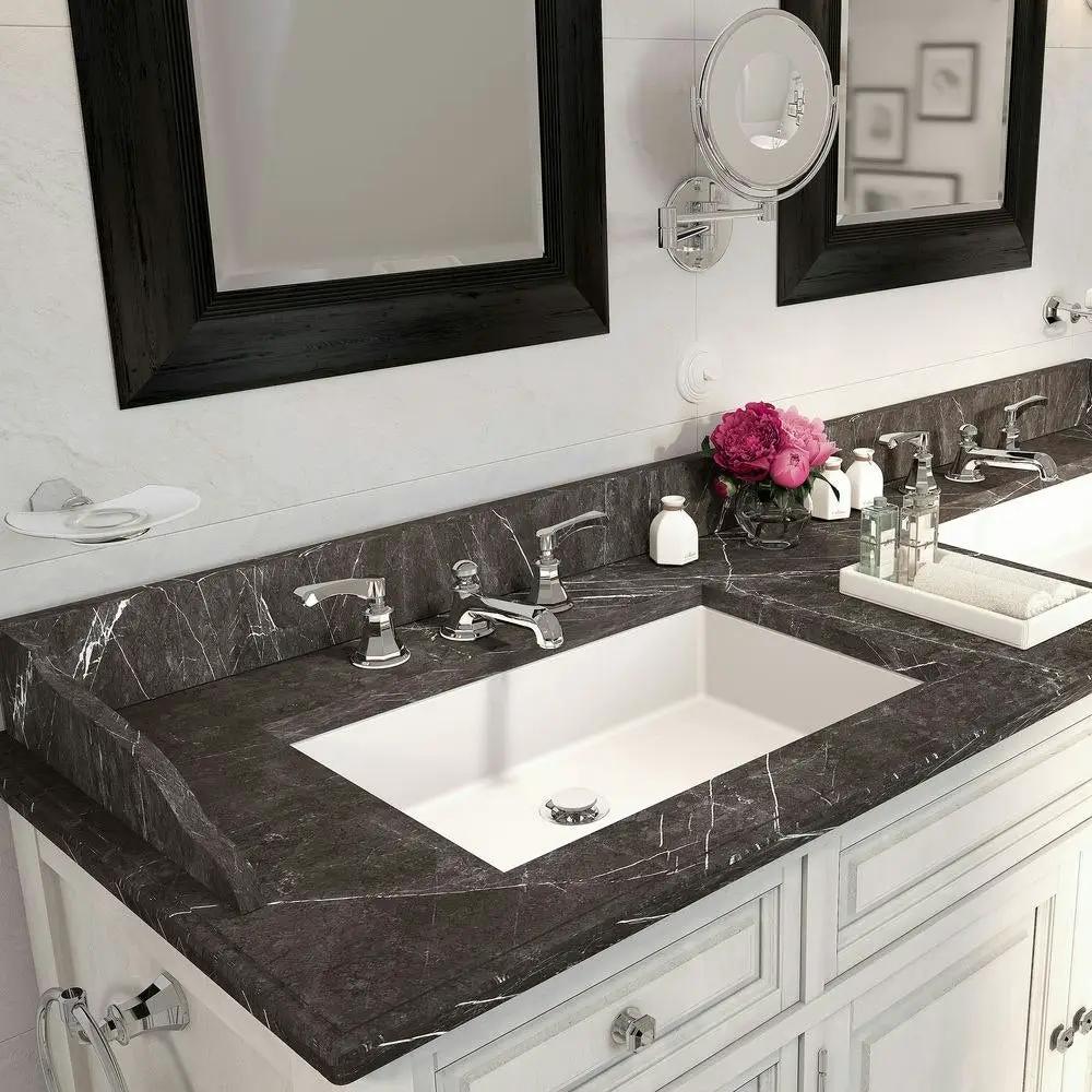 chrome polished faucet