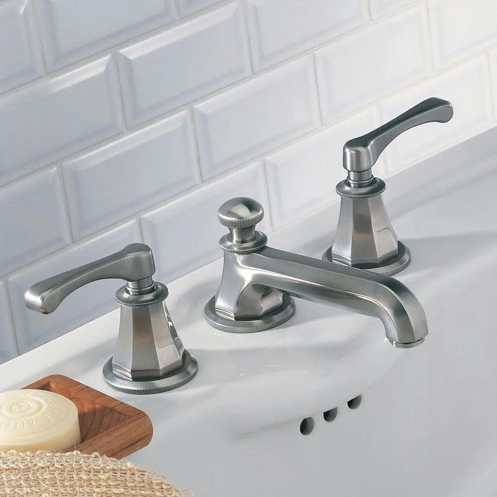 chrome polished faucet