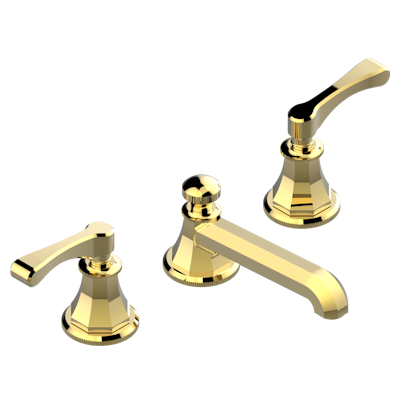 THG Paris Art Déco with Lever Handles Widespread Lavatory Set with Drain by THG Paris