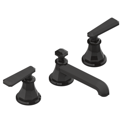 THG Paris Tradition with Lever Handles Widespread Lavatory Set with Drain by THG Paris