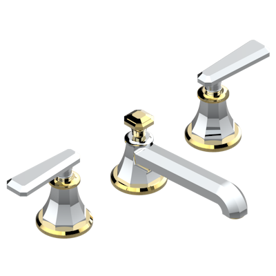 THG Paris Tradition with Lever Handles Widespread Lavatory Set with Drain by THG Paris