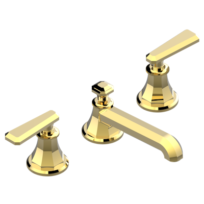THG Paris Tradition with Lever Handles Widespread Lavatory Set with Drain