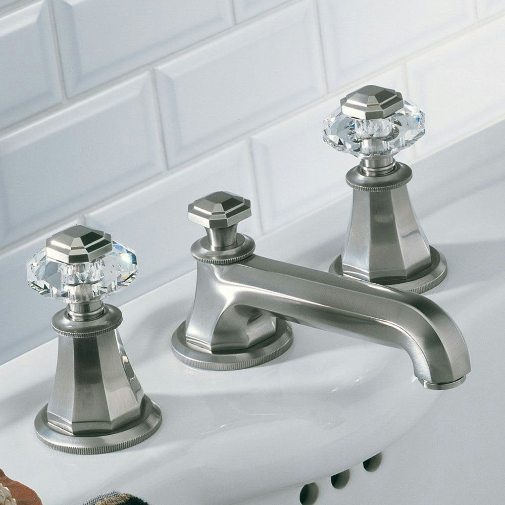 chrome polished faucet